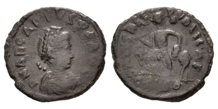 VALENTIANO II - 1/2 Centenional  371/392 d.C.  Constantinopla