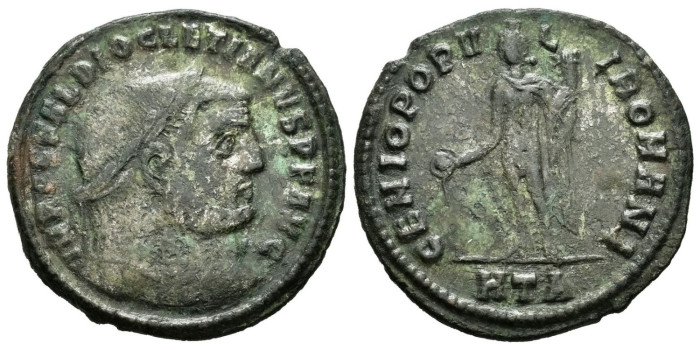 DIOCLECIANO - Follis  284/305 d.C. Heraklez