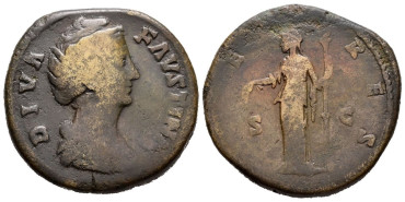 FAUSTINA MADRE  Sestercio  105/141 d.C.