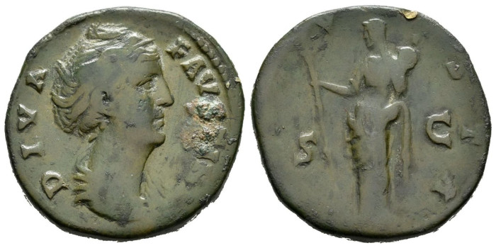 FAUSTINA MADRE  Sestercio  105/141 d.C.