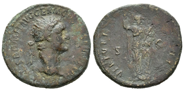 DOMICIANO  Dupondio  81/96 d.C.