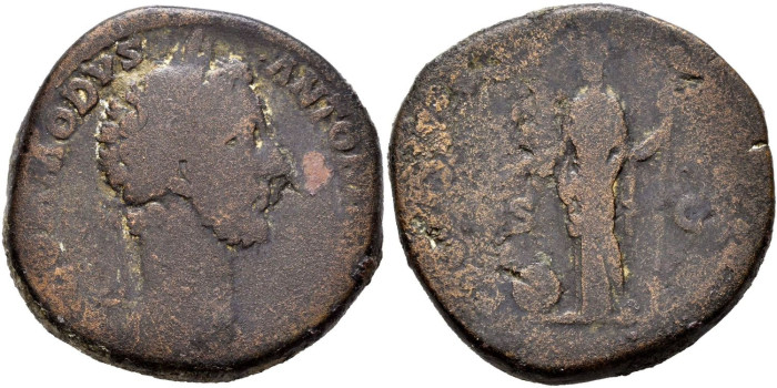 COMODO Sestercio, 182d.c.