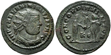 MAXIMIANO HERCULIUS Antoniniano 295/296  Cartago