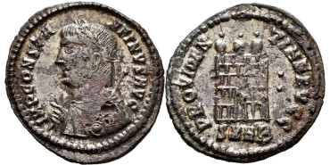 CONSTANTINO MAGNO Follis 327 Heracles