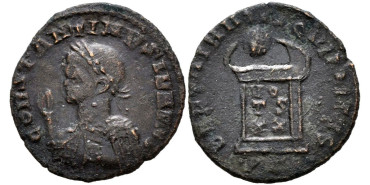 CONSTANTINO II Follis 321 Ticinum 