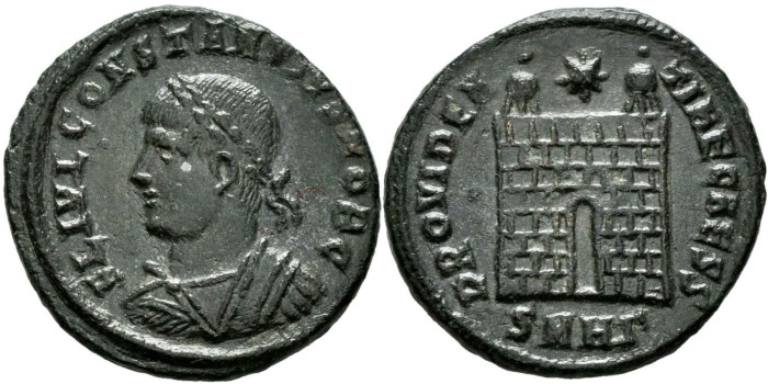 CONSTANCIO II  1/2 Centenional Heraclea