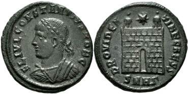 CONSTANCIO II  1/2 Centenional Heraclea
