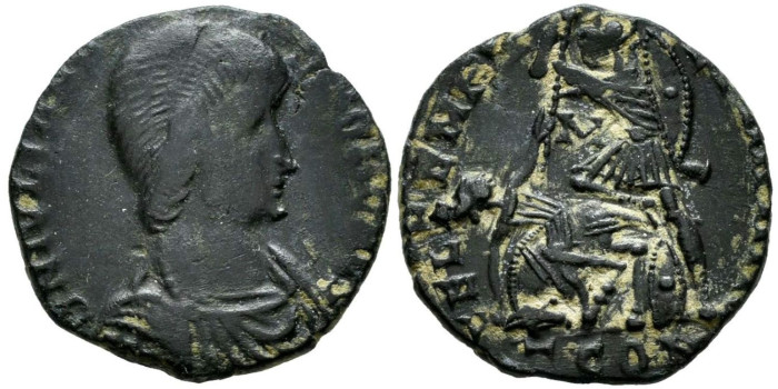 JULIANO II el Apostata 1/2 Centenional  contastinopla