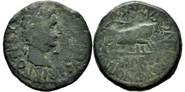 CAESAR AUGUSTA (Zaragoza) As - 27-14 d.c.