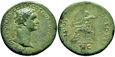 DOMICIANO 92-94 d.C. Sestercio - MBC