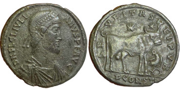 JULIANO EL APOSTATA- Doble Maiorina 361/363 d.C.