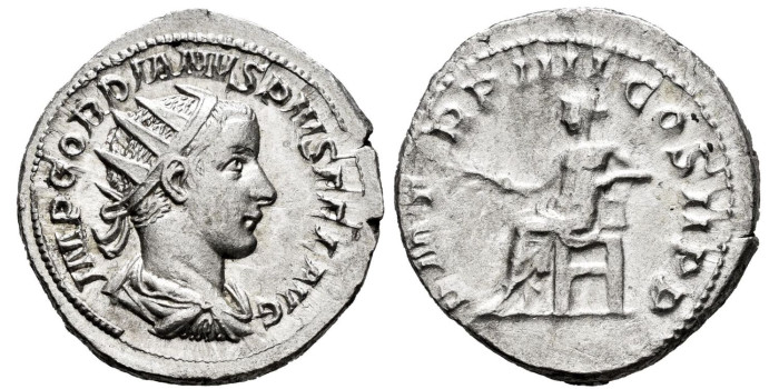 GORDIANO III DENARIO ANTONINIANO 238/ 244