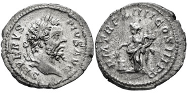 SEPTIMIO SEVERO DENARIO 206d.C