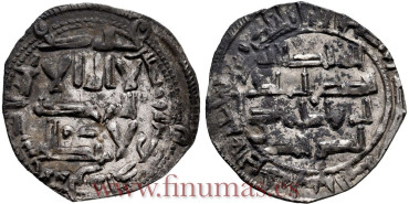 AL-RAHMAN II DIRHAM  210H AL-ANDALUS