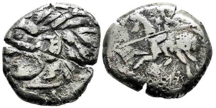 GR022.- Tetradracma Acuñaciones Celtas  S.II a.C