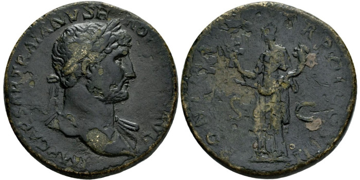 ADRIANO 119-122d.C. SESTERCIO - MBC-