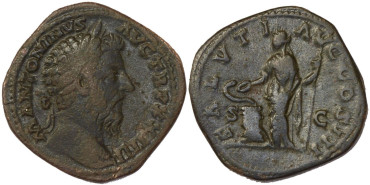 MARCO AURELIO Sestercio  169 d.C.