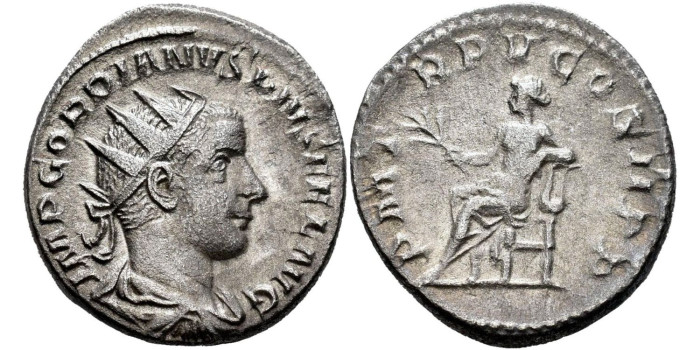 GORDIANO III PIO 241-43 d.C. Antoniniano - EBC