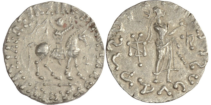 TETRADRACMA INDO-ESCITA AZES 58-12 a.C