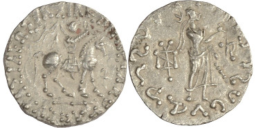 GR001.- TETRADRACMA INDO-ESCITA AZES 58-12 a.C