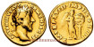 MARCO AURELIO Aureo  165 d.C. - Oro.