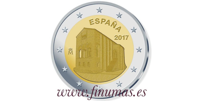 2 EUROS CONMEMORATIVOS ESPAÑA 2017 "NARANCO"