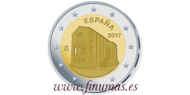 2 EUROS CONMEMORATIVOS ESPAÑA 2017 "NARANCO"