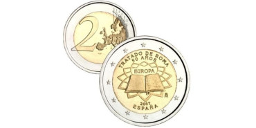 2 EUROS CONMEMORATIVOS ESPAÑA 2007 "T.R"