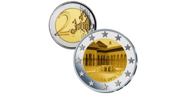 2 EUROS CONMEMORATIVOS ESPAÑA 2011 "ALHAMBRA"