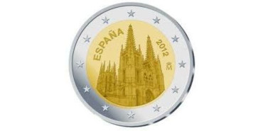 2 EUROS CONMEMORATIVOS ESPAÑA 2012 "BURGOS"