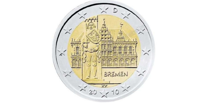 2 EUROS CONMEMORATIVOS ALEMANIA 2010