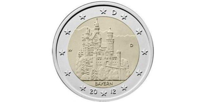 2 EUROS CONMEMORATIVOS ALEMANIA 2012