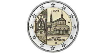 2 EUROS CONMEMORATIVOS ALEMANIA 2013 WURTTEMBER