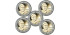 2 EUROS CONMEMORATIVOS ALEMANIA 2018 "HELMUT" (Juego 5 cecas)