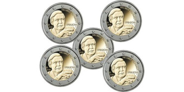2 EUROS CONMEMORATIVOS ALEMANIA 2018 "HELMUT" (Juego 5 cecas)