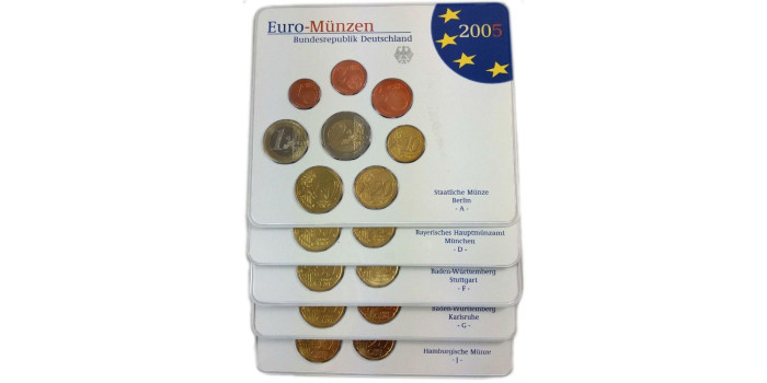 SET OFICIAL ALEMANIA 2005 EURO 5 CECAS