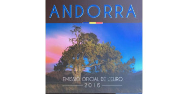 SET OFICIAL  ANDORRA 2016 8 VALORES