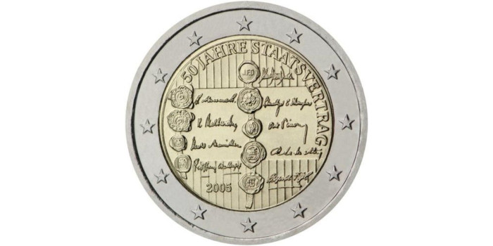 2 EUROS CONMEMORATIVOS AUSTRIA 2005