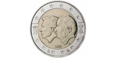 2 EUROS CONMEMORATIVOS BELGICA 2005