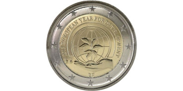 2 EUROS CONMEMORATIVOS BELGICA 2015 "Desarrollo"