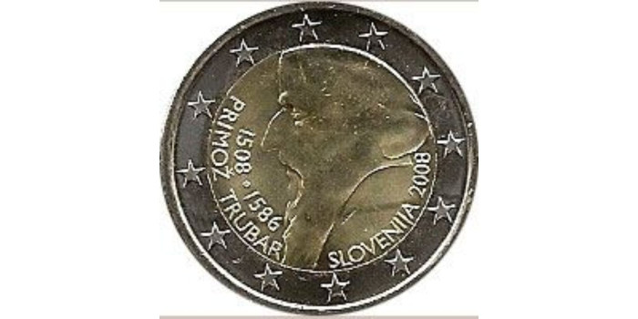 2 EUROS CONMEMORATIVOS ESLOVENIA 2008