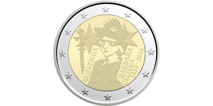 2 EUROS CONMEMORATIVOS ESLOVENIA 2014