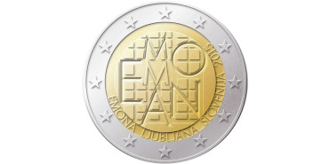 2 EUROS CONMEMORATIVOS ESLOVENIA 2015 "EMONA"