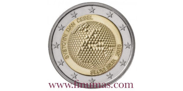 2 EUROS CONMEMORATIVOS ESLOVENIA 2018 "ABEJAS"