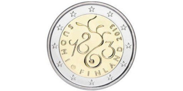 2 EUROS CONMEMORATIVOS FINLANDIA 2013 - 150º Anv del Parlamento