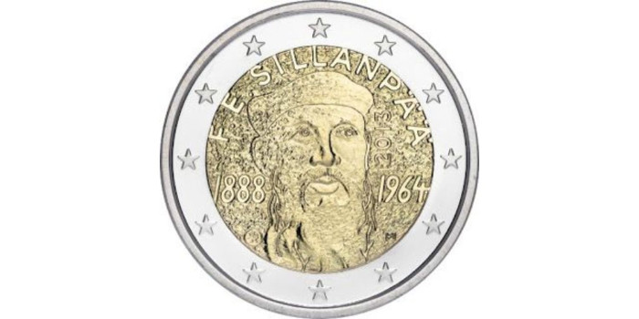2 EUROS CONMEMORATIVOS FINLANDIA 2013 "SILLAMPAA"