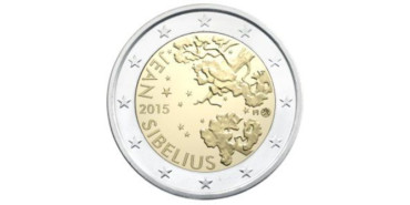 2 EUROS CONMEMORATIVOS FINLANDIA 2015 "SIBELIUS"