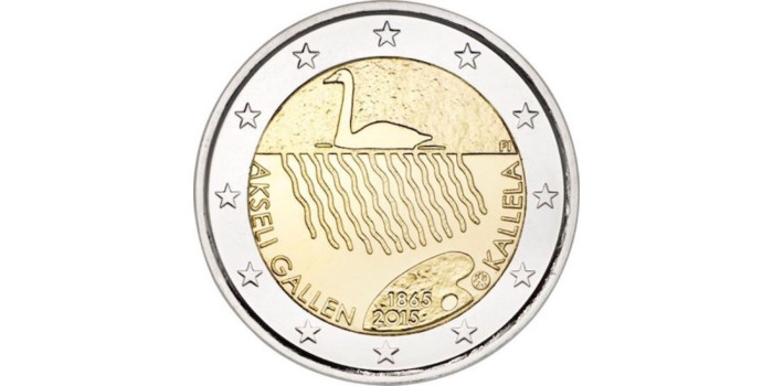 2 EUROS CONMEMORATIVOS FINLANDIA 2015 "150º Aniv"