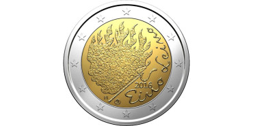 2 EUROS CONMEMORATIVOS FINLANDIA 2016 "EINO LEINO"