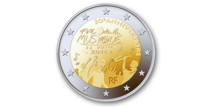 2 EUROS CONMEMORATIVOS FRANCIA 2011
